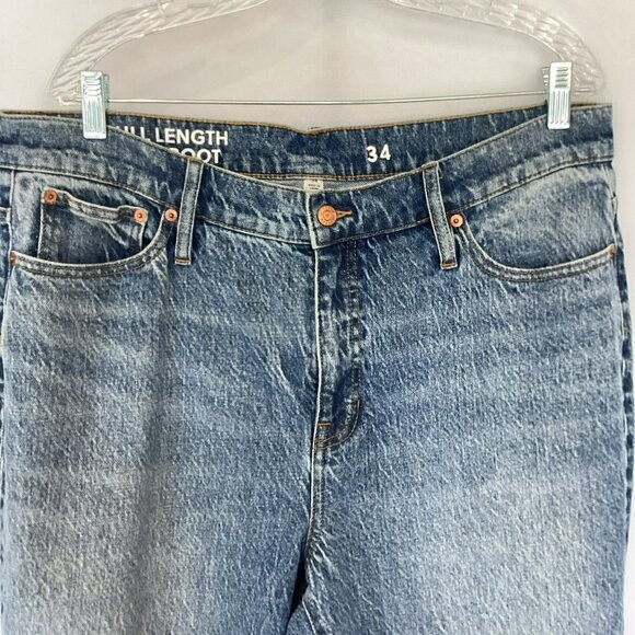 J. Crew Jeans Women's Demi Boot High Rise Flared Leg Size 34 Actual 38 - Picture 3 of 14